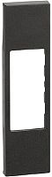 Лицевая панель Legrand BTicino Living Now для 1-м. 1 мод. розетки RJ11/RJ45/аудио черный картинка